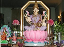 Laxshmi altar